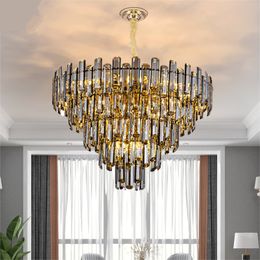 Modern Luxury Crystal Chandelier Lamp Multi Coloured Glass Modern Luxury Crystal Chandelier Lamp Multi Coloured Glass