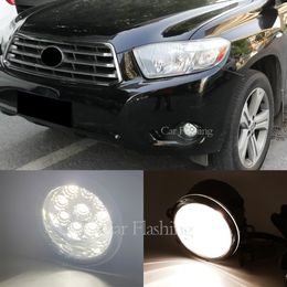 Fog Light For Toyota Corolla Verso Camry Ractis Avensis RAV 4 Yaris Verso S Highlander Avalon LED Fog Lights For Lexus Fog Lamp