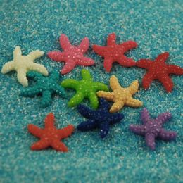 Decorations 5/10/20pcs Mini Resin Cute Multicolor Miniature Sea Star Tank Aquarium Ornaments Decor Home Decoration Accessories Modern1