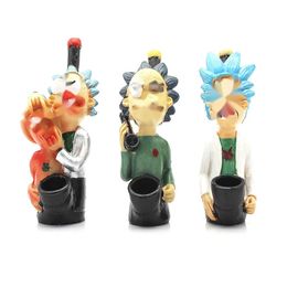 Resin pipe Anime smoking pipe hookah metal tube