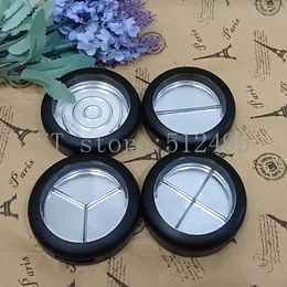 20/50pcs High Quality 44mm Inner Diameter Black Powder Box Eye Shadow with Single Layer Replaceable Packing Pressure Plate