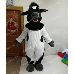 Halloween Cow Mascot Costume High quality Cartoon Anime theme character Adults Size Christmas Carnival Birthday Party Outdoor Outfit