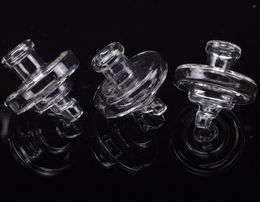 UFO Glass Bubble Carb Cap With Hole Quartz Thermal Banger Nails Frosted Clear Joint E-nail Oil Rig Dabbers Water Ppipe Bongs