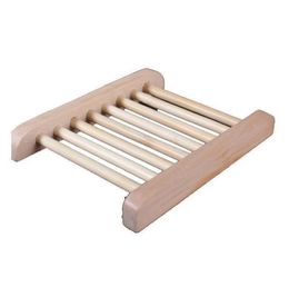 2022 new Natural Bamboo Trays Wholesale Wooden Soap Dish Wooden Soap Tray Holder Rack Plate Box Container for Bath Shower Bathroom