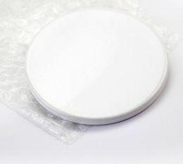 White Cup Mat Ceramics Coasters Sublimation Blank Circular Ellipse Square Many Styles Durable Eco Friendly