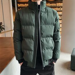 Men's Jacket New Winter Warm Coat Stand-up Collar Padded Down Cotton Parka Coat warm casual jacket Men Large size 8xl 201209