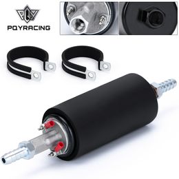 PQY - Black Universal High Flow & Fuel Pump GSL392 Pressure External Inline 255LPH with/without PQY logo PQY-FPB005