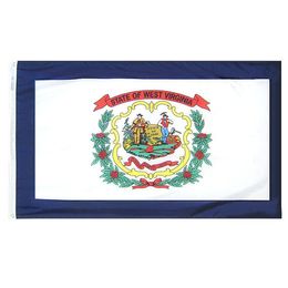 West Virginia Flag State of USA Banner 3x5 FT 90x150cm State Flag Festival Party Gift 100D Polyester Indoor Outdoor Printed Hot selling