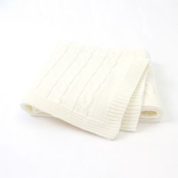 Baby Blanket Knitted Newborn Swaddle Wrap Blankets Super Soft Toddler Infant Bedding Quilt For Bed Sofa Basket Stroller Blankets LJ201105