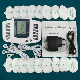 Digital Electronic Body Slimming Pulse Massage Muscle Relax Stimulator Acupuncture Therapy Machine Physiotherapy Apparatus