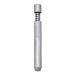 Premium Large Metal One Hitter Bat w/ Spring 78MM Aluminum Smoking Herb Pipe Cigarette Dugout Pipes Tobacco Herb Pipe FAST SHIP
