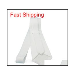 Sublimation Blank White Neck Ties Kids Adult Tie Heart Transfer Printing Blank Diy Custom Consumables qylyuj nana shop