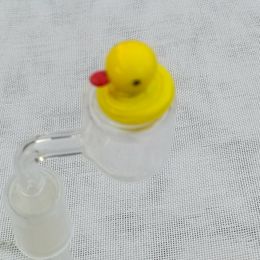 Glass Carb Cap Duck Shape Thick Glass 23mmOD for Beveled Edge Flat Top Quartz Banger Nails s Dab Rigs DCC01