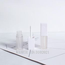 10/30/50pcs/lot 26g Empty Matte Frosted White Lip Gloss Tube,DIY Square Portable Lip Glaze Bottle,Cosmetics Refillable Container1