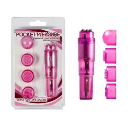 rocket vibrator Canada - Mini AV Wand Vibrator sexy Toy Pocket Rocket Adult Product Massager for Drop shipping