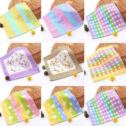 9pcs The factory wholesale infants and baby printing of cotton hand towel 201027