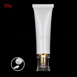 30pcs/lot Cosmetic Soft Tube 30ml plastic Lotion Containers Empty Makeup squeeze tube Refilable Bottles Emulsion Cream Packaging