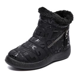 Kids Shoes Winter Boots Girls Waterproof Snow Shoes Kids Toddler Keep Warm Children For Girl Boys Boots Ankle Winter shoes 201201