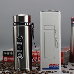 500ml 750ml 900ml Portable Double Stainless Steel Vacuum Flasks Coffee Tea Thermos Mug Sport Travel Mug Large Capacity Thermocup 201109
