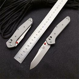 knife 940 UK - BM940 940 knives Axis Lock Drop Point M390 blade and Ti Titanium Handle Tactical Folding Pocket Knife EDC
