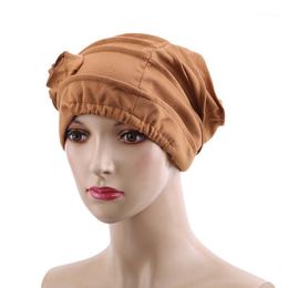 Beanie/Skull Caps Women'S Cotton Modal Head Cap Sleep Chemotherapy Base Elastic Cloth Hair Accessories Muslim Headscarf1