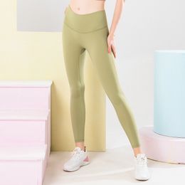 Yoga Pants for women Highly Elastic Flexible Fabric Leggings Lightweight Nude feeling yoga pants Fitness Wear Ladies Leggings JXW833
