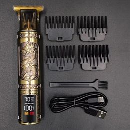 Hair clipper cutting machine Electric shaver for men Barber trimmer professional barber USB razor 220216