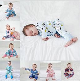 Newborn Boy Clothes for babies Toddlers Long Sleeve Floral Print Baby Girl Children Overalls Pyjamas Kids Clothing Girl