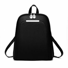 Designer- Women Backpacks Teenage Girls Backpack High Quality Youth PU Leather Shoulder Bag Female School Bag
