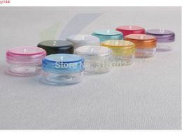 3g empty cream jar cosmetic container, plastic bottle,sample jar, packaging,display casegood qualtity