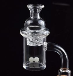 Smoking XL XXL 4mm Bottom Quartz Banger Nail & Cyclone Spinning Carb Cap and Glowing Terp Pearl Insert 25mm for Dab Rigs Bongs