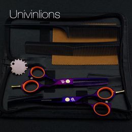 Hair Scissors 5.5" Professional Barber Shears For Hairdresser Supplies Haircutting Thinning Coiffeur