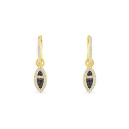 High Quality Yellow Gold Plated CZ Stone Little Fish Earrings for Girls Women for Party Wedding Nice Gift for Friend