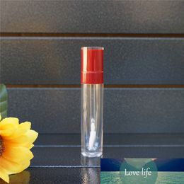 10-100Pcs 8ml Empty Red Lip Gloss Tube Plastic Lipgloss Bottle Cylinder Wholesale Lip Gloss Containers Lipgloss Tube