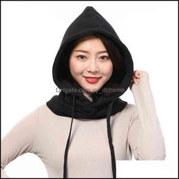 Beanie/Skl Caps Hats & Hats, Scarves Gloves Fashion Accessories Zocept Winter Cotton Hat Women Warm Thick Ear Neck Protection Beanies Female