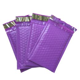 2021 Purple Poly Bubble Mailers Padded Envelopes Self Seal Mailing Envelopes Bags Pack 50pcs 120*180mm 4*8 inch