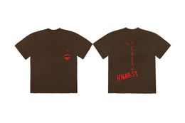 Designer T-Shirts High Street Hip Hop Brand Letter Printed Nightlight Short Sleeve for Men and Women Couple Tees