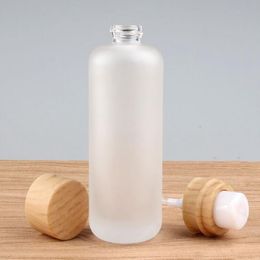 cosmetics goat milk packaging bottle lotion press split skin care products glass bottle toner plug bottle