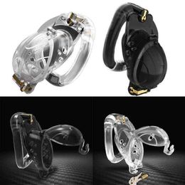 NXY Chastity Device 2022 New Arrivals Openable Style Male Penis Ring Vent Hole Cock Cage Sex Toys for Men1221