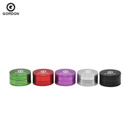 2020 New Design Gordon Mix Four Colours 40MM 2 Layers 59Gram Smoking Tool Herb Grinder Grinding Machine Dry Herb Crusher Can put Logo