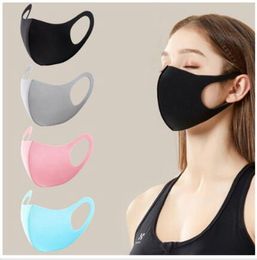 Camouflage Face Mask Camo Mouth Cover Anti-bacterial PM2.5 Respirator Dustproof Washable Reusable Ice Silk Cotton Masks FFC1902