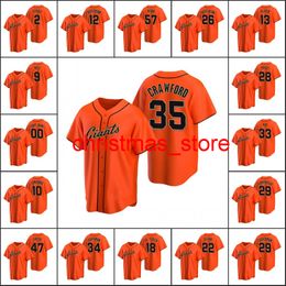 Men Women Youth #35 Brandon Crawford 28 Buster Posey 26 Anthony DeSclafani Custom Alternate Jersey