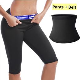 Shapewear Set Slimming Pants Modelling Belt Body Shapers Waist Trainer Slimming Thermo Sweat Sauna Reducing And Shaping Girdles LJ201209