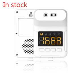 K3s Temperature Instruments Thermometer Wall-Mounted Non-Contact USB Charging And Battery Power Supply Indoor Standing Measuring Tool