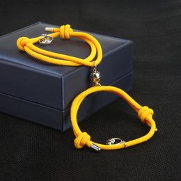 Wholesale Attract Couples Bracelets Multicolor String Magnet Long Distance love Jewellery Provide Custom Made Colours Bracelet