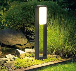 50/70CM Outdoor Garden Pole Bollard Light 20W Villa Garden standing Post Light Aluminium Landscape Pathway Lawn Lamp