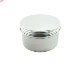 100ml Cosmetic Jar High Quality Face Cream Tin Cans Metal Wax Box Refillable Travel Bottle Candle Container 50pcs/lotqualtity