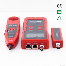 Freeshipping NF-868 RJ11 RJ45 Diagnose Tone BNC USB Metal Line Telephone Wire Tracker Networking Tools LAN Network Cable Lenght Tester