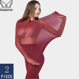 2pcs Thermal Underwear For Women/Men Winter Warm Long Johns Women's Thermal Underwear Set Thermo Underwear For Male/Female 201027