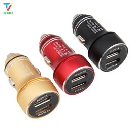 2.4V 5A Mini Dual USB Car Charger for iPhone 11 Samsung S10 Xiaomi Mi 9 Fast Charging Usb Adapter For Mobile Phone Tablet